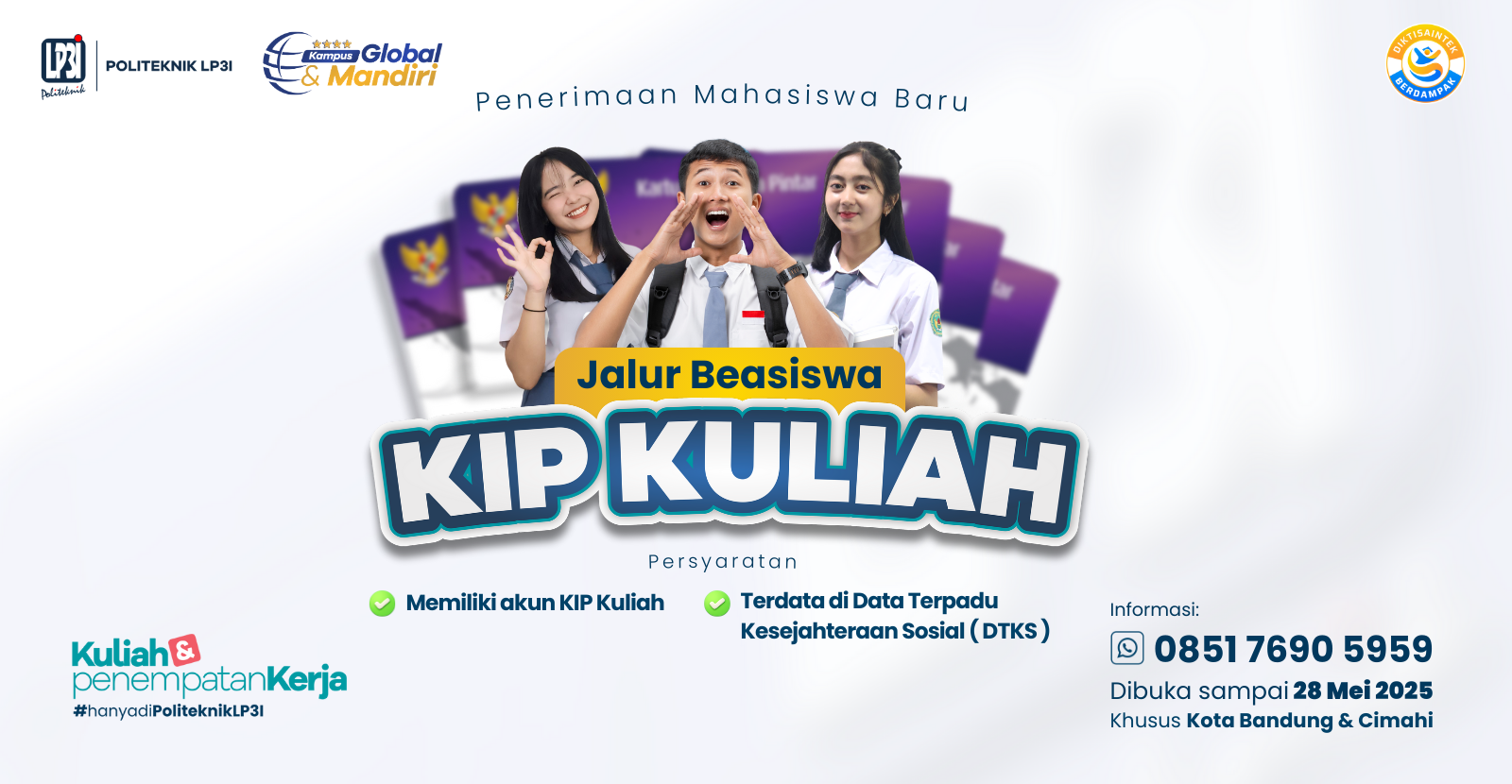 KIP Kuliah - Khusus Kota Bandung & Ciamahi