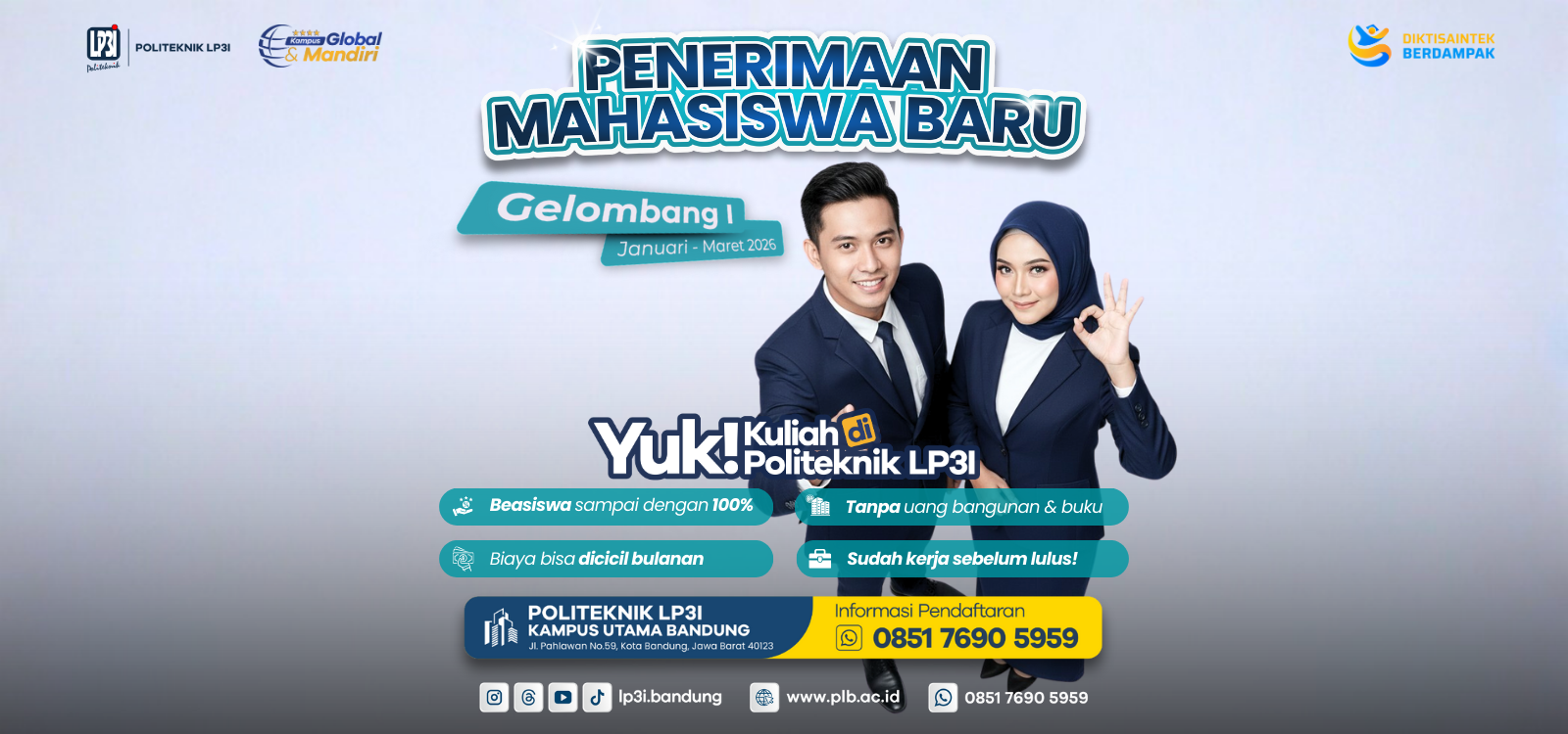 GELOMBANG 1 - PMB Politeknik LP3I